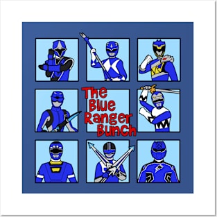 Blue Ranger Bunch Posters and Art